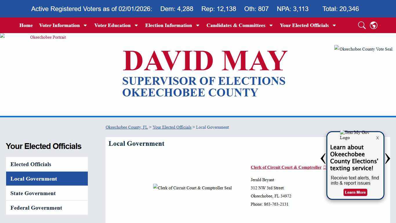 Local Government – Okeechobee County, FL
