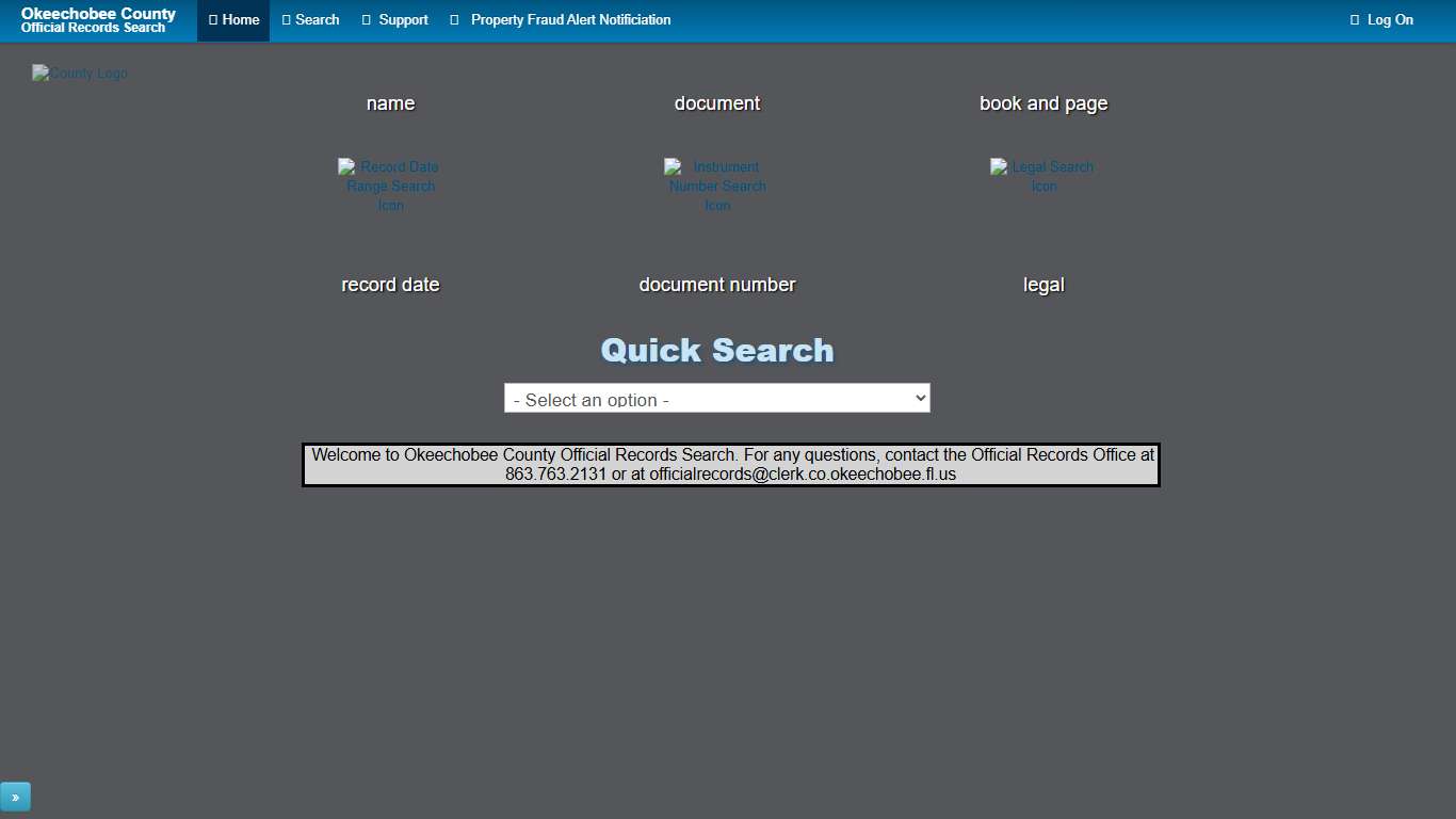 Landmark Web Official Records Search